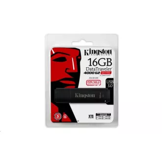 Kingston 16GB DataTraveler 4000 G2DM (USB 3.0, 256-bit šifrovanie AES)