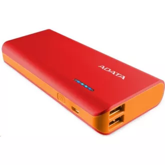ADATA PowerBank PT100 - externá batéria pre mobil/tablet 10000mAh, červená/oranžová