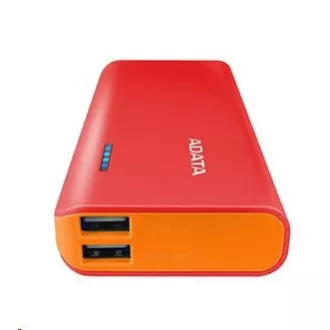 ADATA PowerBank PT100 - externá batéria pre mobil/tablet 10000mAh, červená/oranžová