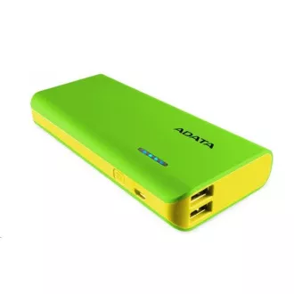 ADATA PowerBank PT100 - externá batéria pre mobil/tablet 10000mAh, zelená/žltá