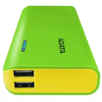 ADATA PowerBank PT100 - externá batéria pre mobil/tablet 10000mAh, zelená/žltá