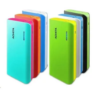 ADATA PowerBank PT100 - externá batéria pre mobil/tablet 10000mAh, zelená/žltá