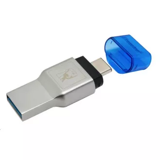 Kingston čítačka kariet, MobileLite 3C UCB-C + USB 3.0 microSD card reader - čítačka mikro SD kariet Kingston čítačka kariet, MobileLite 3C UCB-C + USB 3.0 microSD card reader - čítačka mikro SD kariet
