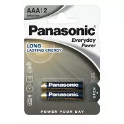 PANASONIC Alkalické batérie Everyday Power LR03EPS/2BP AAA 1, 5V (Blister 2ks)