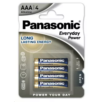 PANASONIC Alkalické batérie Everyday Power LR03EPS/4BP AAA 1, 5V (Blister 4ks)