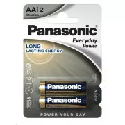 PANASONIC Alkalické batérie Everyday Power LR6EPS/2BP AA 1, 5V (Blister 2ks)