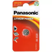 PANASONIC Lítiová batéria (gombíková) CR-1216EL/1B 3V (Blister 1ks)