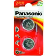 PANASONIC Lítiová batéria (gombíková) CR-2025EL/2B 3V (Blister 2ks)