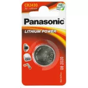 PANASONIC Lítiová batéria (gombíková) CR-2430EL/1B 3V (Blister 1ks)