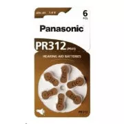 PANASONIC Zinkovzduchová batéria PR-312(41)/6LB AA 1, 2V (Blister 6ks)