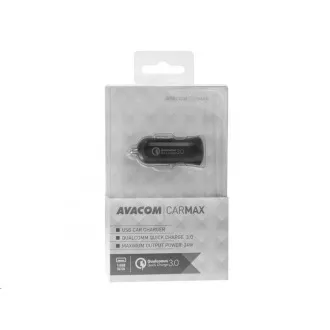 AVACOM CarMAX nabíjačka do auta s Qualcomm Quick Charge 3.0, čierna