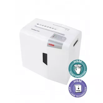 HSM skartovač ShredStar S10 White (veľkosť rezu 6mm, DIN P-2 (2)) HSM skartovač ShredStar S10 White (veľkosť rezu 6mm, DIN P-2 (2))