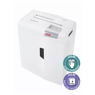 HSM skartovač ShredStar X10 White (veľkosť rezu 4, 5x30mm, DIN P-4 (3))