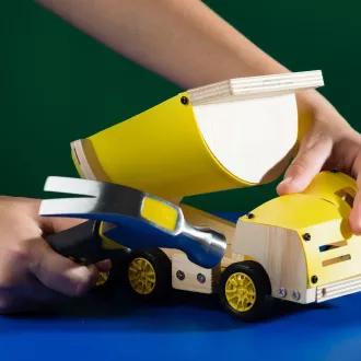 Stanley Jr. OK006-SY Stavebnice, nákladné auto, drevo