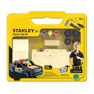 Stanley Jr. OK096-SY Stavebnice, policajné auto, drevo