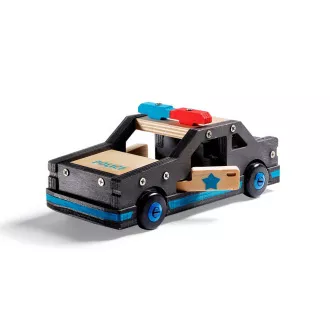Stanley Jr. OK096-SY Stavebnice, policajné auto, drevo