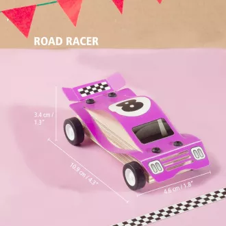 Stanley Jr. OK012-SY Stavebnice, závodné auto, drevo