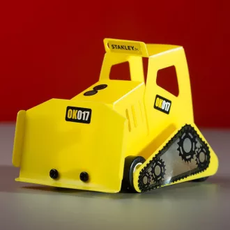Stanley Jr. OK017-SY Stavebnice, buldozér, drevo