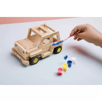 Stanley Jr. K088BUD-SY Stavebnice, terénne auto, drevo