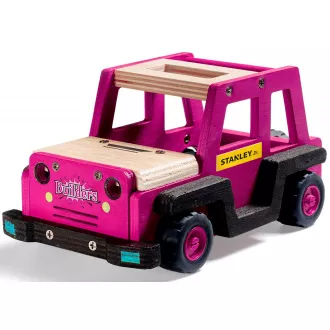 Stanley Jr. K088BUD-SY Stavebnice, terénne auto, drevo