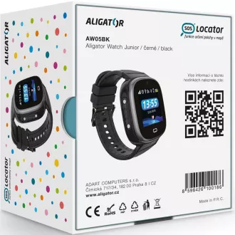 Watch Junior GPS(TD-36) čierne ALIGATOR Watch Junior GPS(TD-36) čierne ALIGATOR