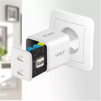 YAC G35D VOLT Nabíjačka 2x18W GaNYENKEE