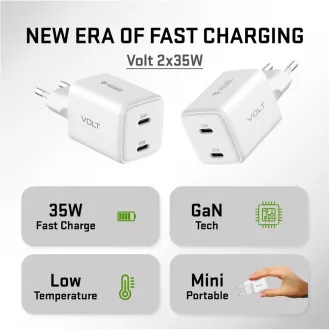 YAC G35D VOLT Nabíjačka 2x18W GaNYENKEE