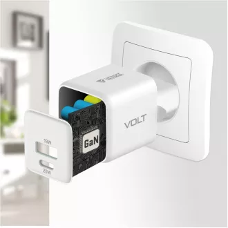YAC G38 VOLT Nabíjačka 18+20W GaN YENKEE