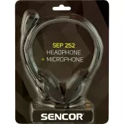 SEP 252 Slúchadlá + mikrofón SENCOR