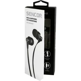 SEP 300 MIC BLACK MET SLÚCHADLÁ SENCOR SEP 300 MIC BLACK MET SLÚCHADLÁ SENCOR