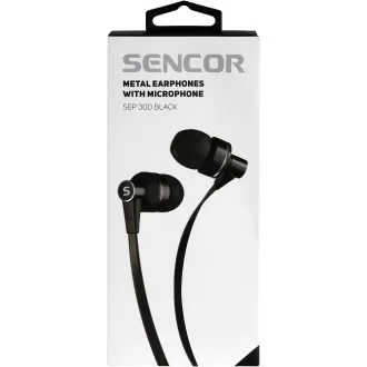 SEP 300 MIC BLACK MET SLÚCHADLÁ SENCOR SEP 300 MIC BLACK MET SLÚCHADLÁ SENCOR
