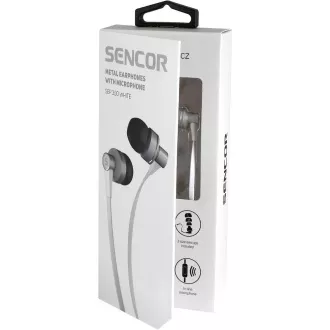SEP 300 MIC WHITE MET SLÚCHADLÁ SENCOR