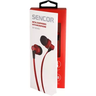SEP 300 MIC RED MET SLÚCHADLÁ SENCOR
