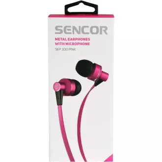SEP 300 MIC PINK MET SLÚCHADLÁ SENCOR