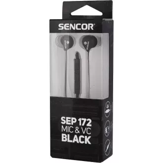 SEP 172 VCM BLACK Slúchadlá SENCOR SEP 172 VCM BLACK Slúchadlá SENCOR