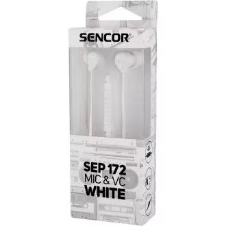 SEP 172 VCM WHITE SLÚCHADLÁ SENCOR SEP 172 VCM WHITE SLÚCHADLÁ SENCOR