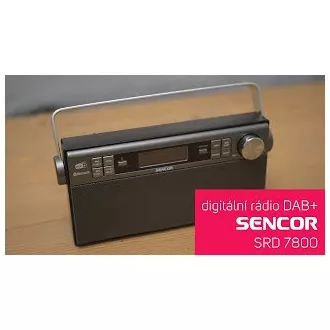 SRD 7800 DAB/FM/BT RÁDIO SENCOR
