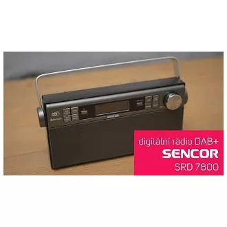 SRD 7800 DAB/FM/BT RÁDIO SENCOR SRD 7800 DAB/FM/BT RÁDIO SENCOR