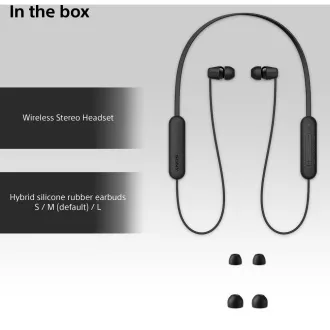 WIC100B.CE7 čierna BT slúchadlá Sony WIC100B.CE7 čierna BT slúchadlá Sony