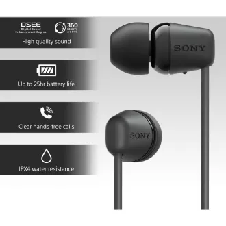 WIC100B.CE7 čierna BT slúchadlá Sony WIC100B.CE7 čierna BT slúchadlá Sony