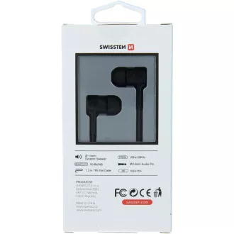 EARBUDS RAINBOW YS-D2 ČIERNA SWISSTEN EARBUDS RAINBOW YS-D2 ČIERNA SWISSTEN