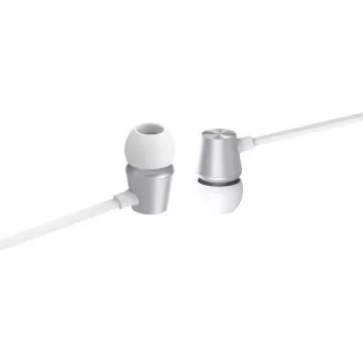EARBUDS DYNAMIC YS500 SILV/WH SWISSTEN EARBUDS DYNAMIC YS500 SILV/WH SWISSTEN
