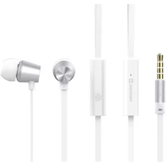 EARBUDS DYNAMIC YS500 SILV/WH SWISSTEN EARBUDS DYNAMIC YS500 SILV/WH SWISSTEN