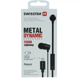EARBUDS DYNAMIC LIGHT.YS500 BK SWISSTEN EARBUDS DYNAMIC LIGHT.YS500 BK SWISSTEN