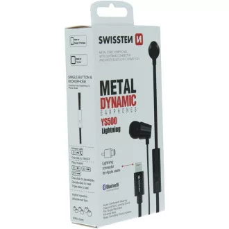 EARBUDS DYNAMIC LIGHT.YS500 BK SWISSTEN EARBUDS DYNAMIC LIGHT.YS500 BK SWISSTEN