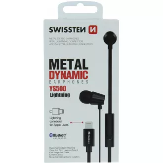 EARBUDS DYNAMIC LIGHT.YS500 BK SWISSTEN EARBUDS DYNAMIC LIGHT.YS500 BK SWISSTEN