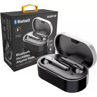 BT sluch. PODS TWS03, čierna ALIGATOR BT sluch. PODS TWS03, čierna ALIGATOR