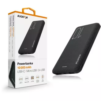 Powerbanka 10000mAh 2v1 ALIGATOR Powerbanka 10000mAh 2v1 ALIGATOR
