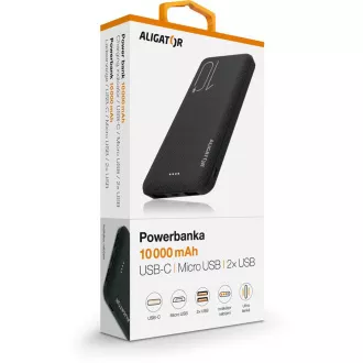 Powerbanka 10000mAh 2v1 ALIGATOR Powerbanka 10000mAh 2v1 ALIGATOR