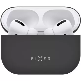 Puzdro Silky Airpods Pro, čierne FIXED